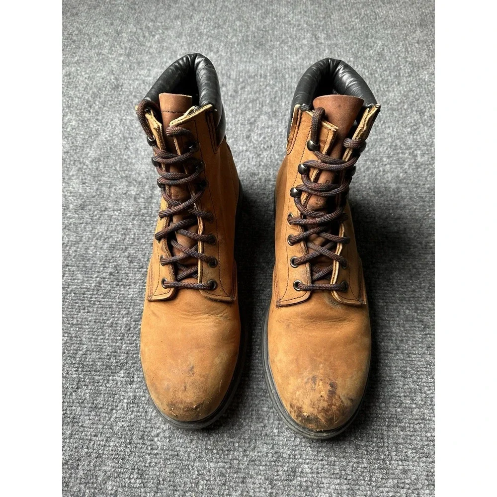 Mens Work Boots Red Wing 3001 Steel Toe Brown Leather Made in USA, Size 11 B‎